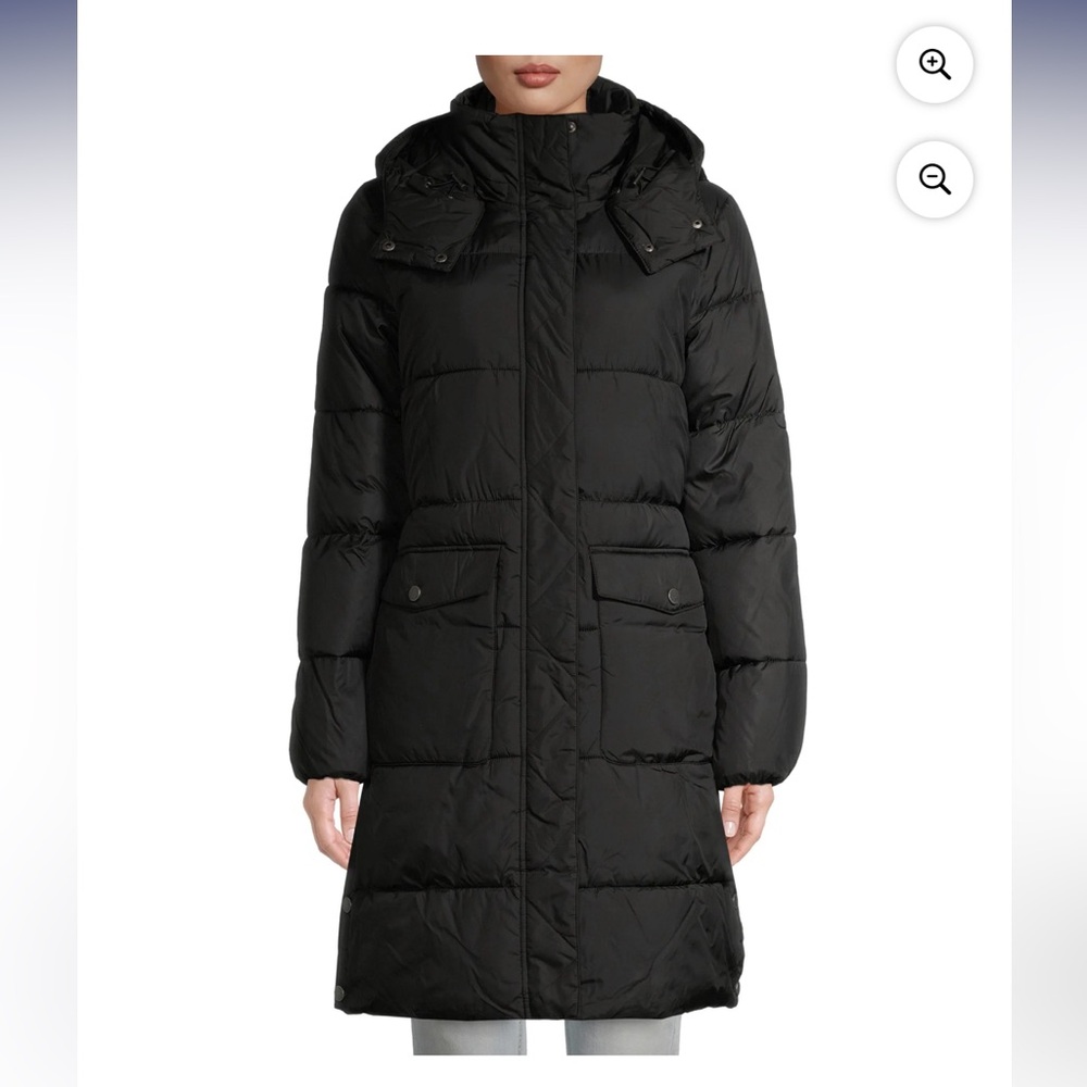 Lucky Brand Black Puffer Coat